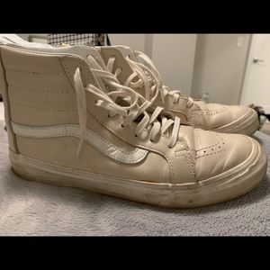 Madewell light pink leather vans